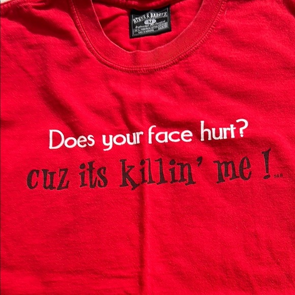 Steve & Barry's Red Graphic T-Shirt vintage - Picture 3 of 6